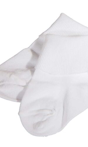 Unisex White Cotton Simple Classic Anklet Socks