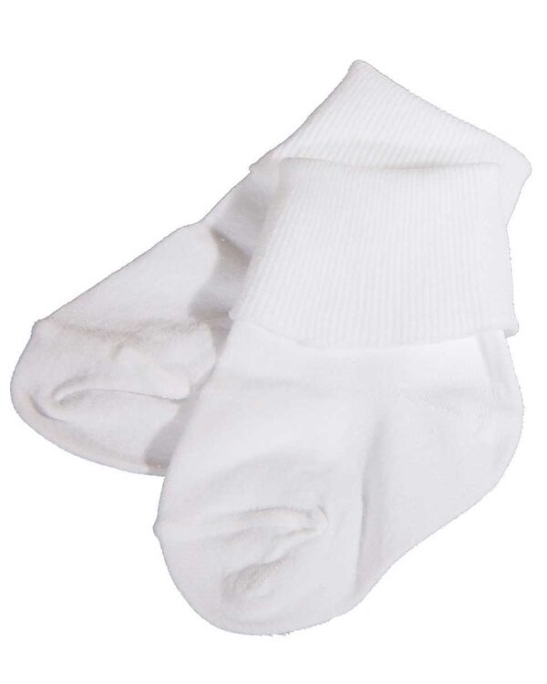 Unisex White Cotton Simple Classic Anklet Socks