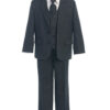 COLE Boys Suit with Shirt and Vest (5-Piece)