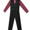 Boys’ 4 Piece Pinstripe Vest Set