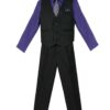 Boys’ 4 Piece Pinstripe Vest Set