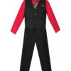 Boys’ 4 Piece Pinstripe Vest Set