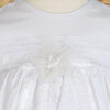 Girls 25" Split Panel Cotton Dress Christening Gown Baptism Gown