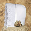 Girls 25" Split Panel Cotton Dress Christening Gown Baptism Gown