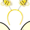 Yellow Toddler Girl Bumble Bee Wings Tutu Wand Costume Dress Up Set