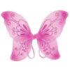 Sparkling Fairy Costume Wings with Rhinestones and Feathers 
