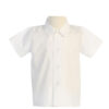 Boys Short Sleeved Simple Dress Shirt