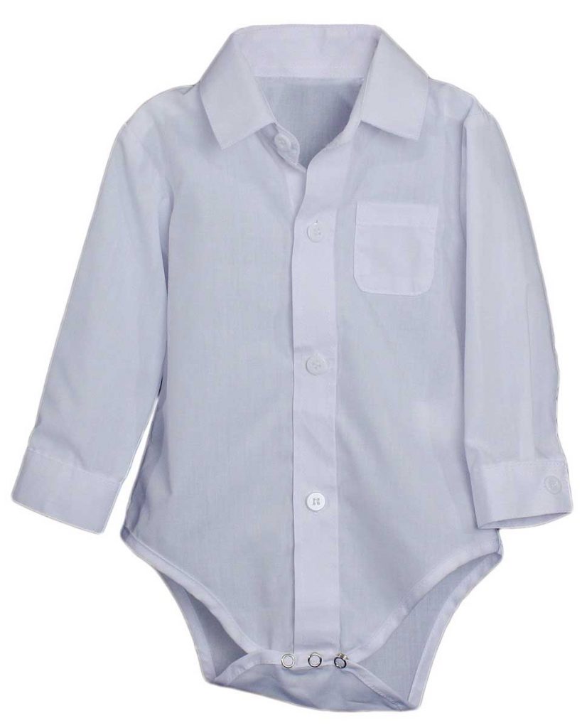 baby boy button down onesie