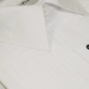 Boys or Mens Tuxedo White Laydown Collar 1/4" Pleat Suit Dress Shirt