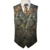 Boys or Mens Satin Camouflage Vest & Tie - Available in Bow Tie or Windsor Tie
