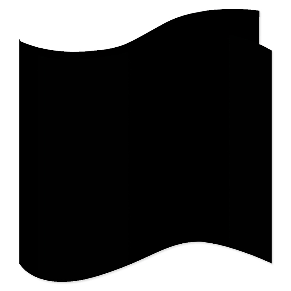 Satin Solid Color Pocket Square 10" x 10" - Black