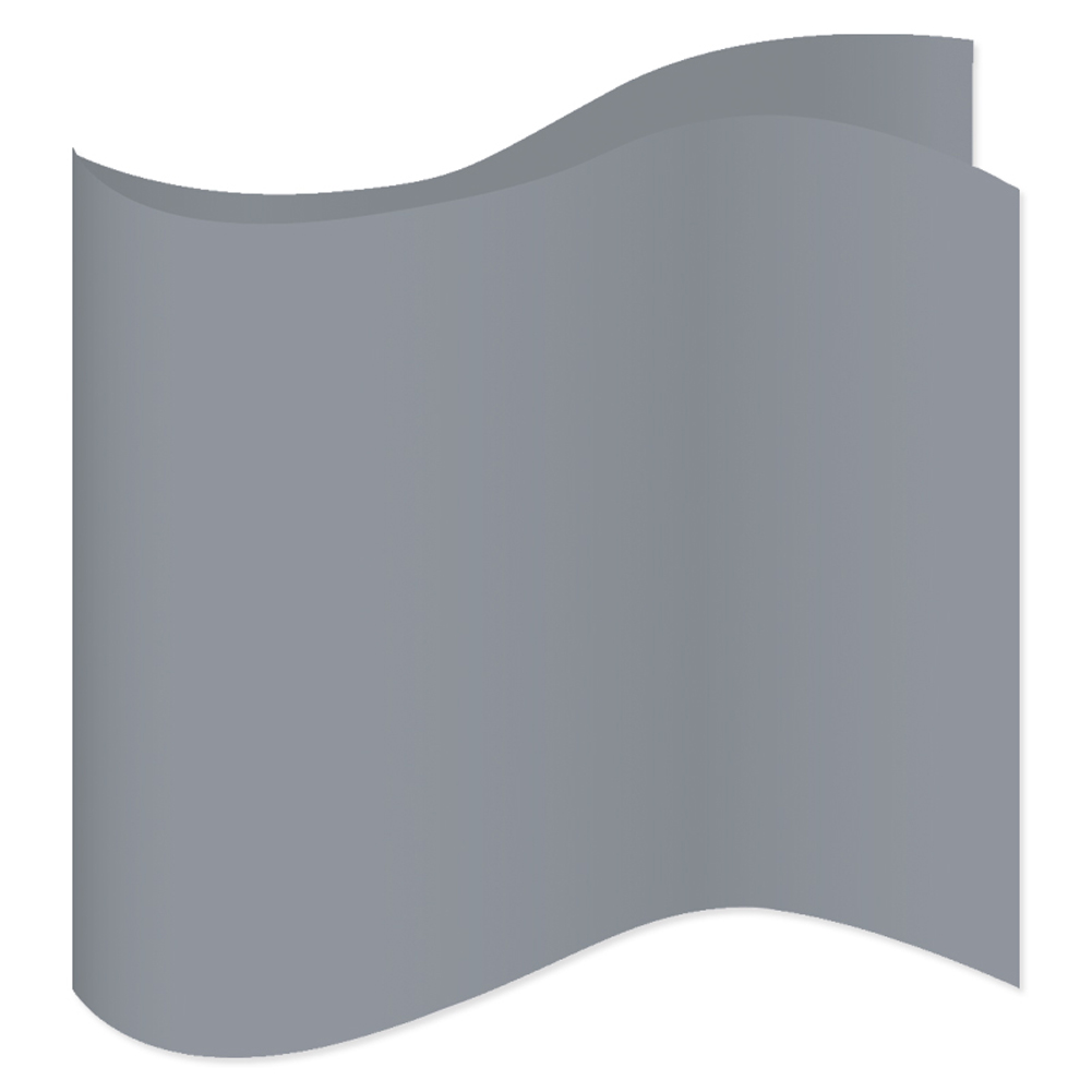 Satin Solid Color Pocket Square 10" x 10" - Silver