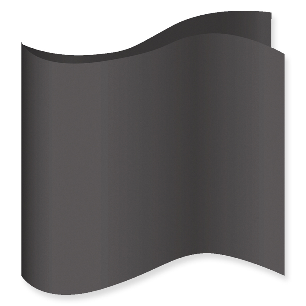 Satin Solid Color Pocket Square 10" x 10" - Charcoal