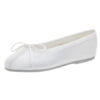 Baby & Girl’s Satin Dyeable Ballet Flats with Cinch Tie Chord